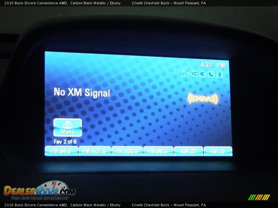 2016 Buick Encore Convenience AWD Carbon Black Metallic / Ebony Photo #21