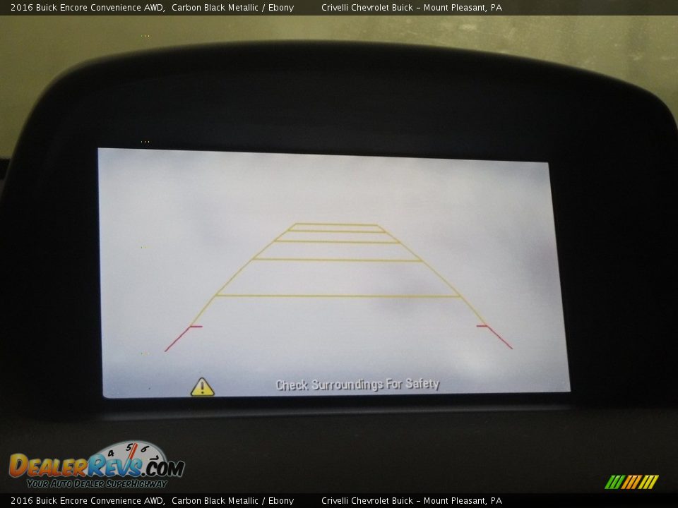 2016 Buick Encore Convenience AWD Carbon Black Metallic / Ebony Photo #22