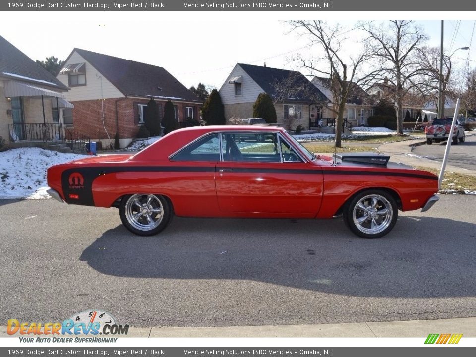 Viper Red 1969 Dodge Dart Custom Hardtop Photo #8