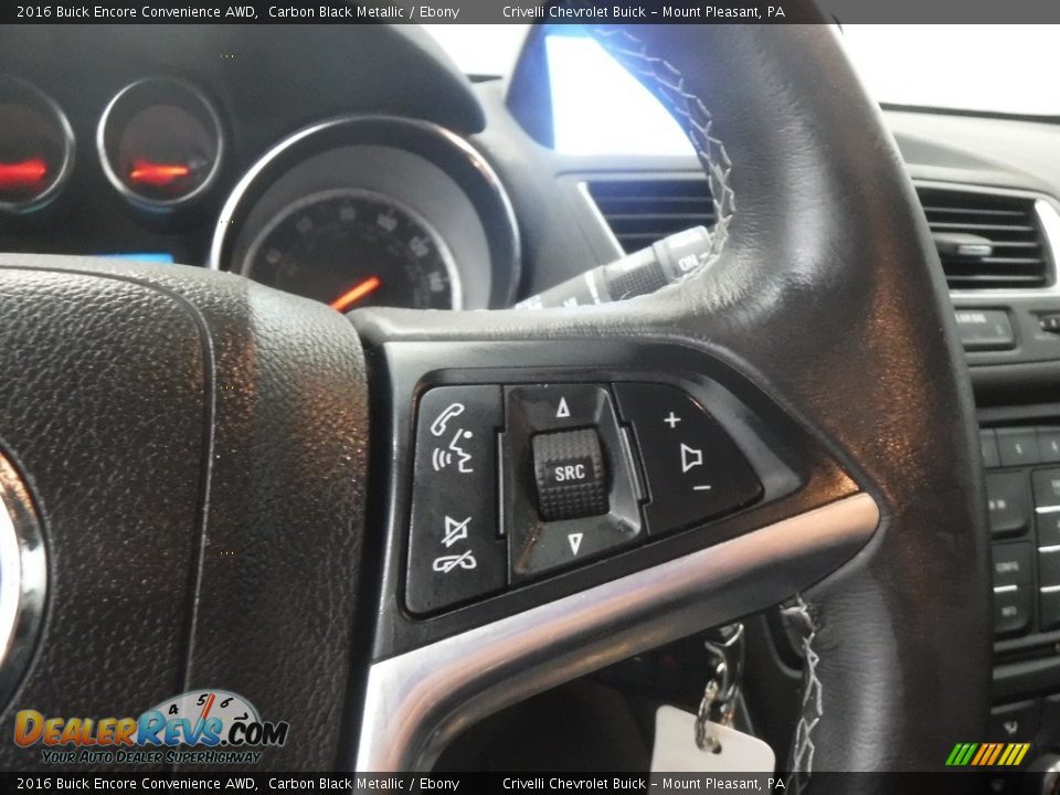 2016 Buick Encore Convenience AWD Carbon Black Metallic / Ebony Photo #23