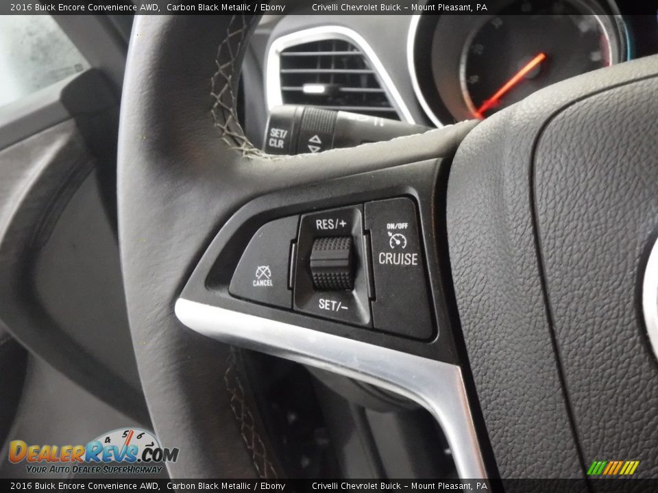 2016 Buick Encore Convenience AWD Carbon Black Metallic / Ebony Photo #24