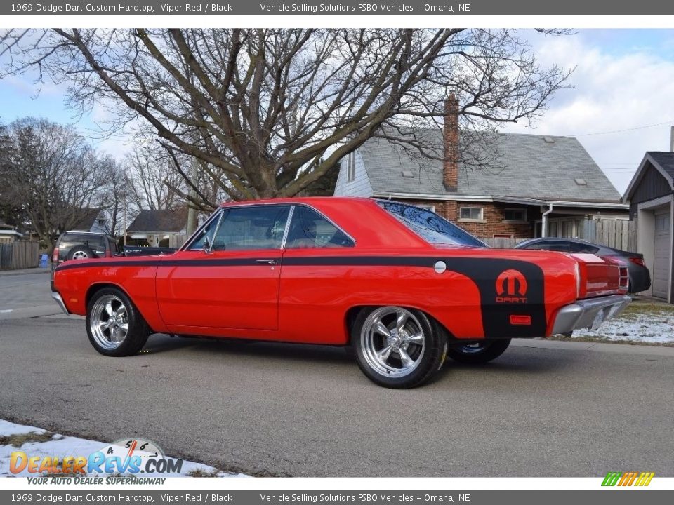 Viper Red 1969 Dodge Dart Custom Hardtop Photo #10