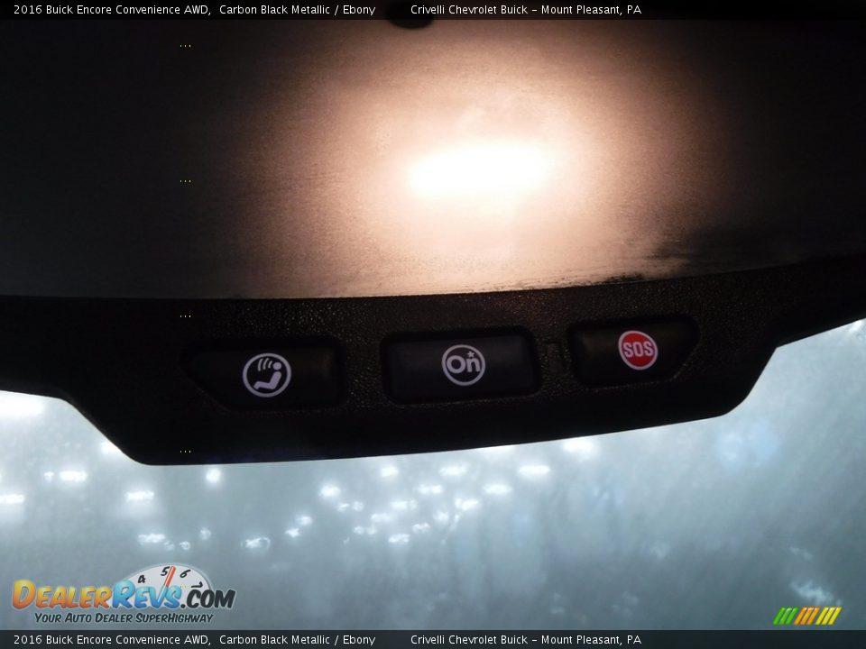 2016 Buick Encore Convenience AWD Carbon Black Metallic / Ebony Photo #25