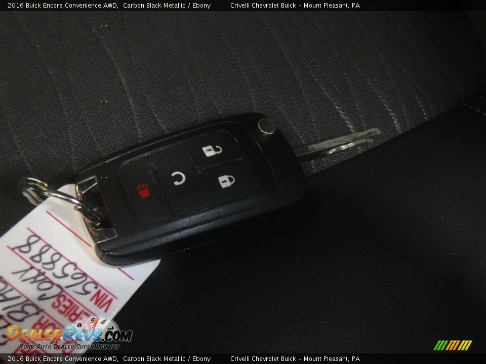 2016 Buick Encore Convenience AWD Carbon Black Metallic / Ebony Photo #32