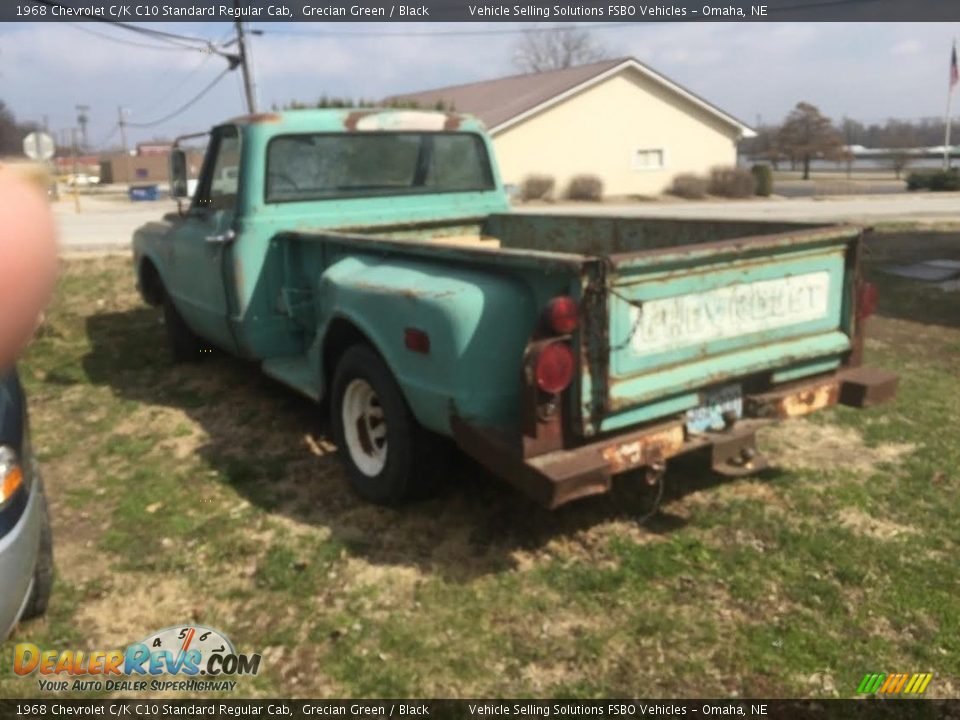 1968 Chevrolet C/K C10 Standard Regular Cab Grecian Green / Black Photo #2