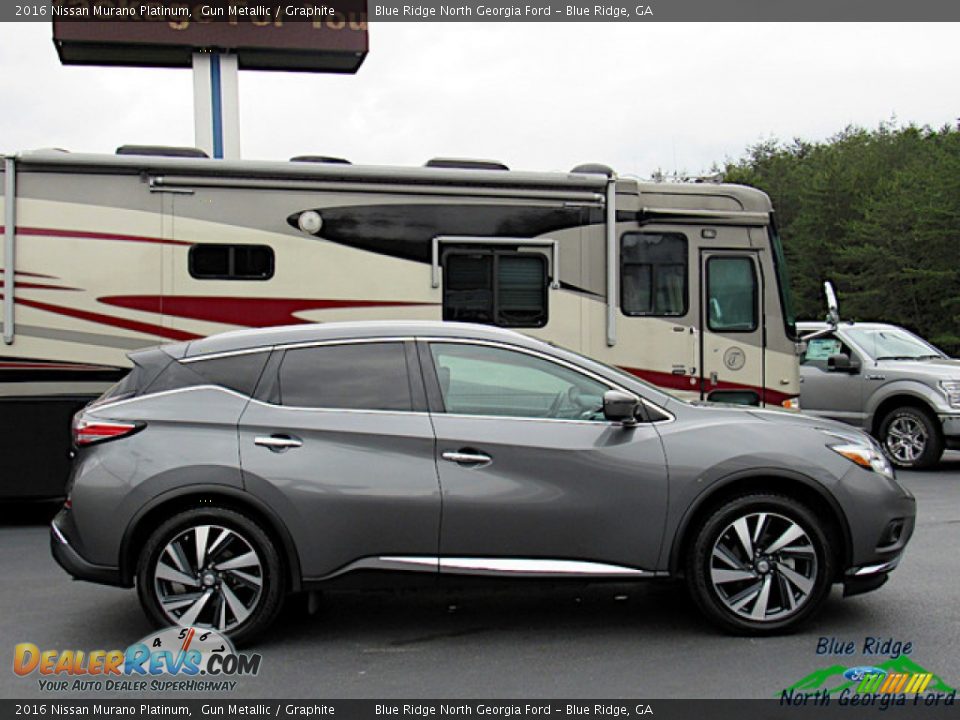 2016 Nissan Murano Platinum Gun Metallic / Graphite Photo #6