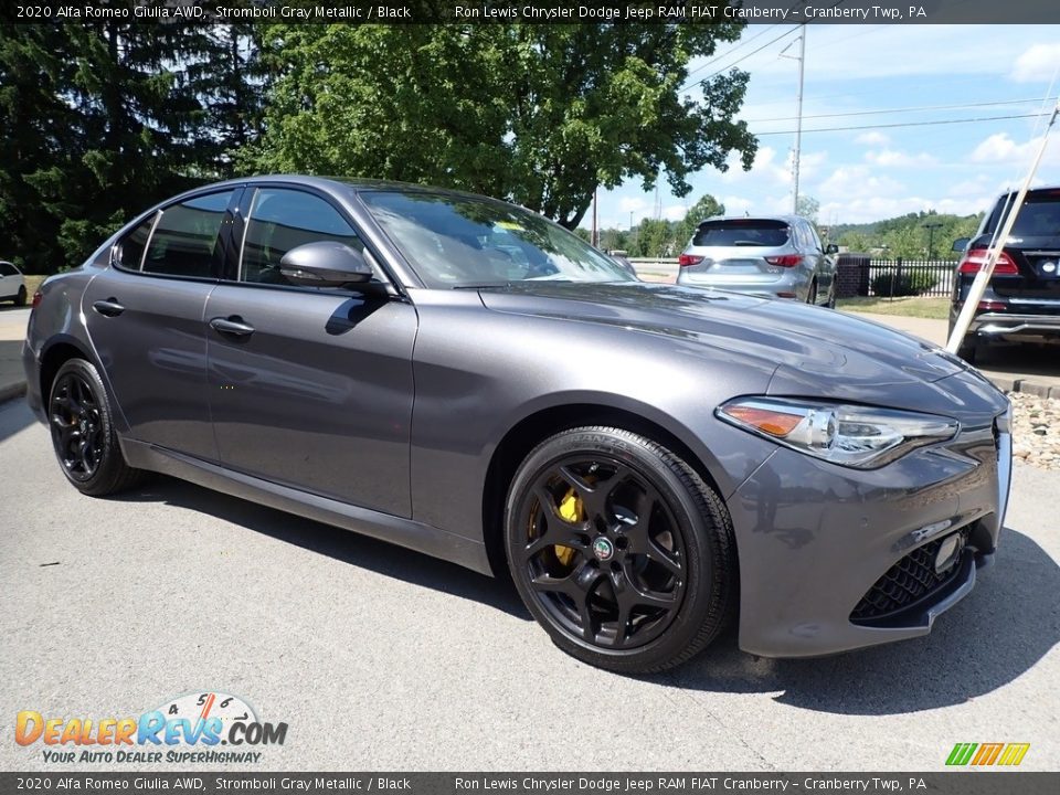 2020 Alfa Romeo Giulia AWD Stromboli Gray Metallic / Black Photo #3