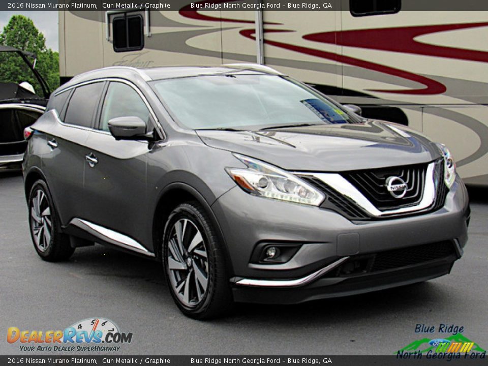 2016 Nissan Murano Platinum Gun Metallic / Graphite Photo #7