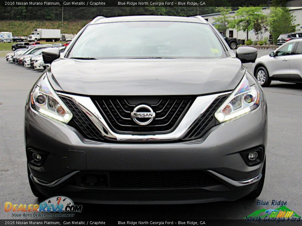 2016 Nissan Murano Platinum Gun Metallic / Graphite Photo #8