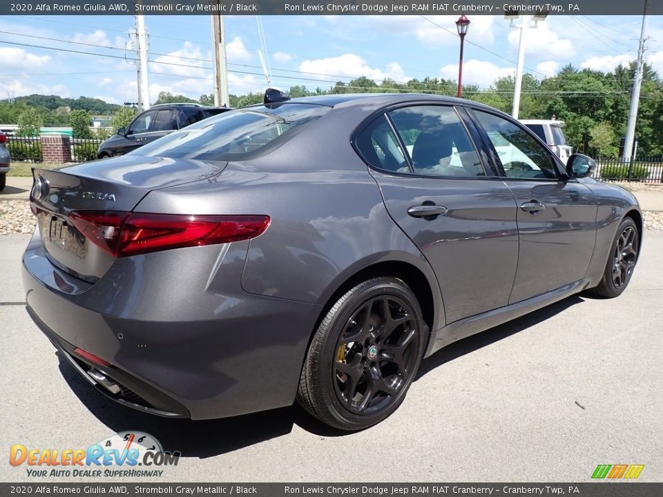 2020 Alfa Romeo Giulia AWD Stromboli Gray Metallic / Black Photo #5