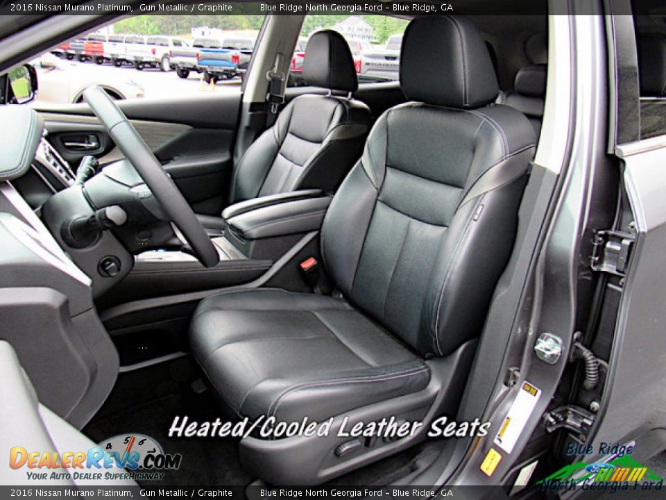 Front Seat of 2016 Nissan Murano Platinum Photo #10