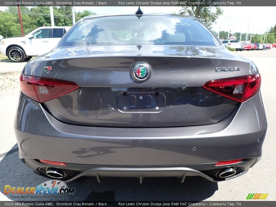 2020 Alfa Romeo Giulia AWD Stromboli Gray Metallic / Black Photo #6