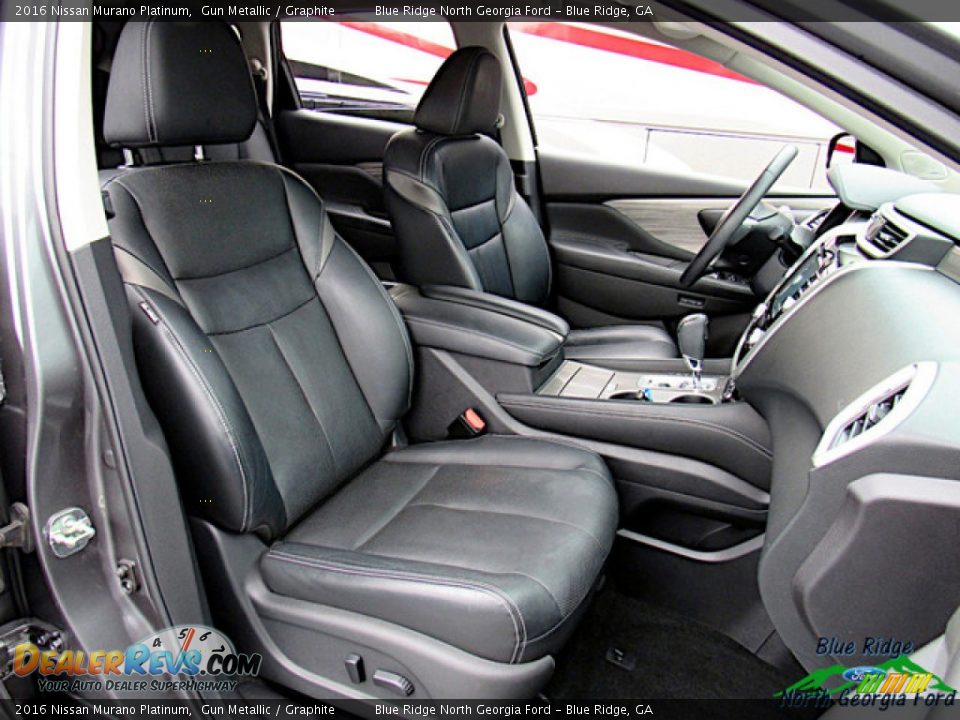 Graphite Interior - 2016 Nissan Murano Platinum Photo #11