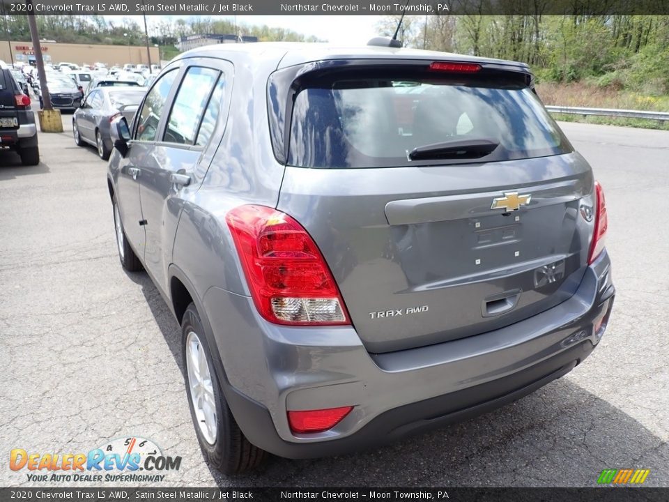 2020 Chevrolet Trax LS AWD Satin Steel Metallic / Jet Black Photo #3
