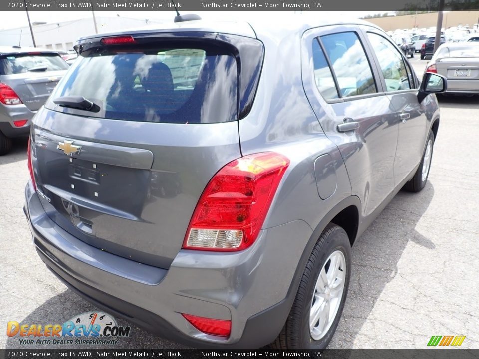 2020 Chevrolet Trax LS AWD Satin Steel Metallic / Jet Black Photo #5