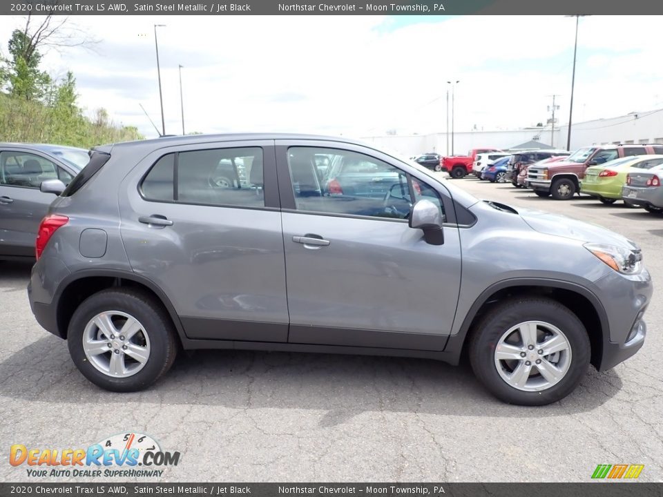 2020 Chevrolet Trax LS AWD Satin Steel Metallic / Jet Black Photo #6