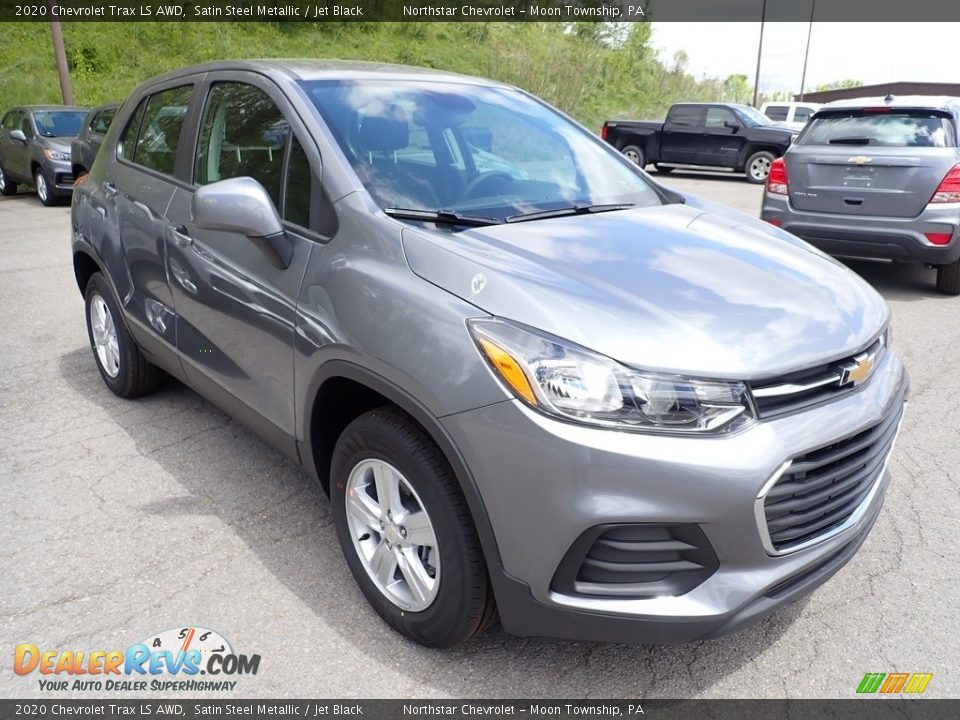 2020 Chevrolet Trax LS AWD Satin Steel Metallic / Jet Black Photo #7