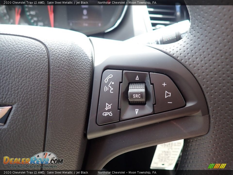 2020 Chevrolet Trax LS AWD Satin Steel Metallic / Jet Black Photo #18