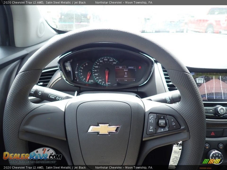 2020 Chevrolet Trax LS AWD Satin Steel Metallic / Jet Black Photo #20