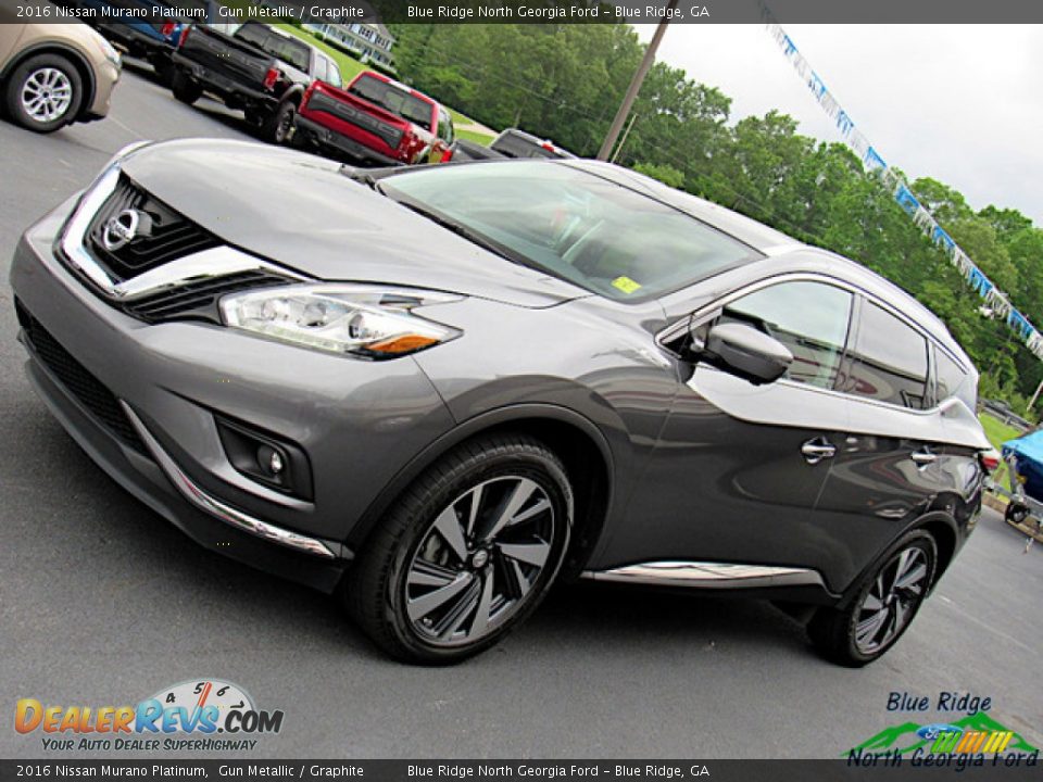 2016 Nissan Murano Platinum Gun Metallic / Graphite Photo #31