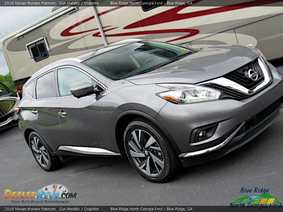 2016 Nissan Murano Platinum Gun Metallic / Graphite Photo #32