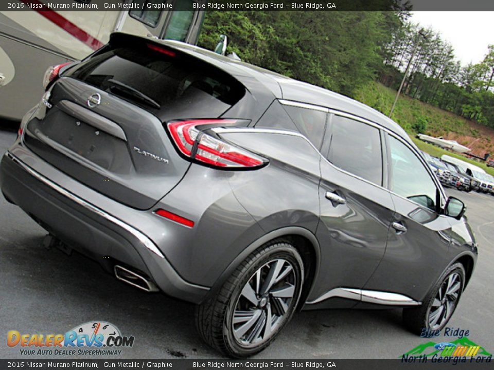 2016 Nissan Murano Platinum Gun Metallic / Graphite Photo #33