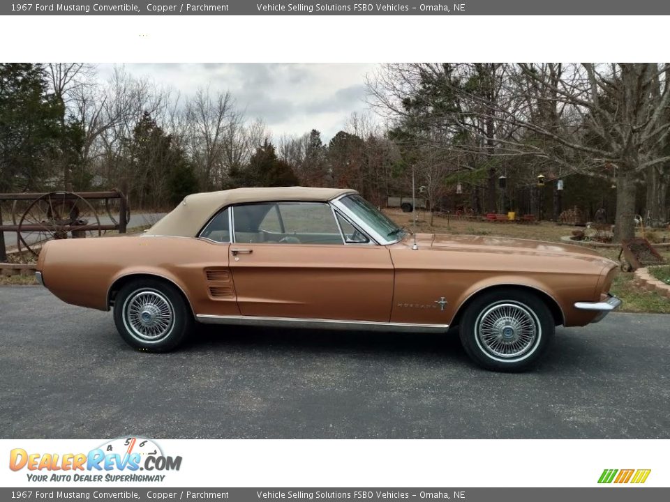 1967 Ford Mustang Convertible Copper / Parchment Photo #1