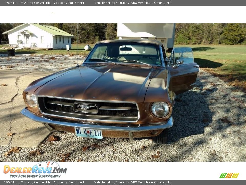 1967 Ford Mustang Convertible Copper / Parchment Photo #2