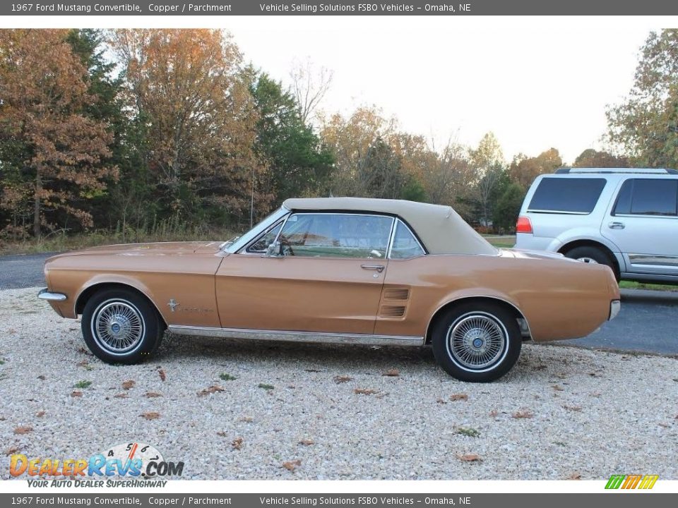 1967 Ford Mustang Convertible Copper / Parchment Photo #3