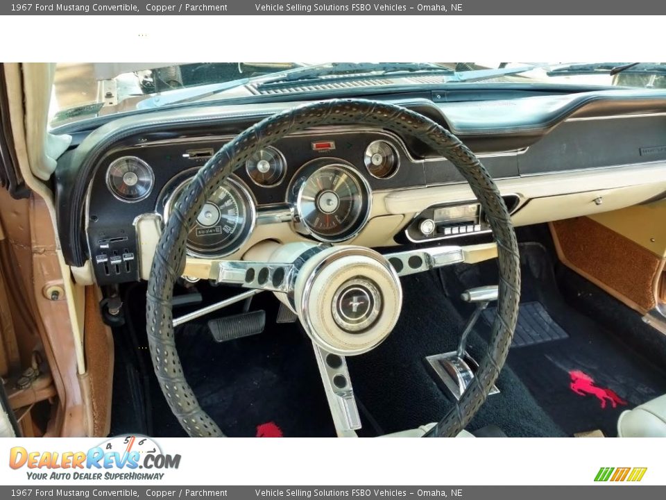 1967 Ford Mustang Convertible Copper / Parchment Photo #9