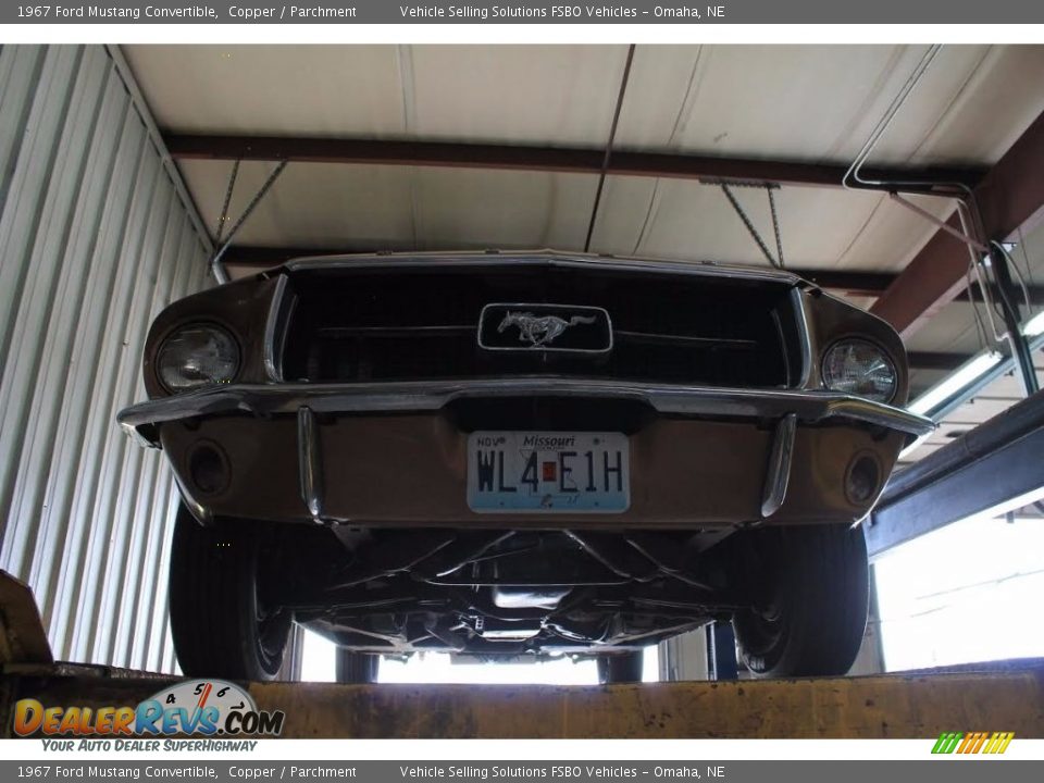 1967 Ford Mustang Convertible Copper / Parchment Photo #12