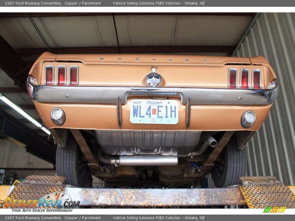 1967 Ford Mustang Convertible Copper / Parchment Photo #13
