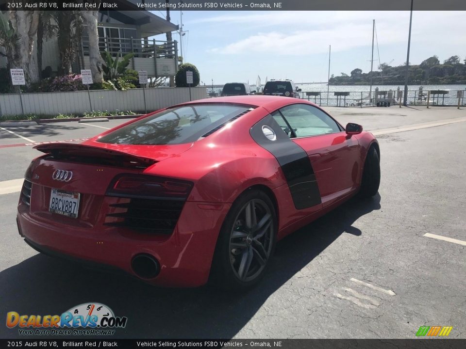 2015 Audi R8 V8 Brilliant Red / Black Photo #18