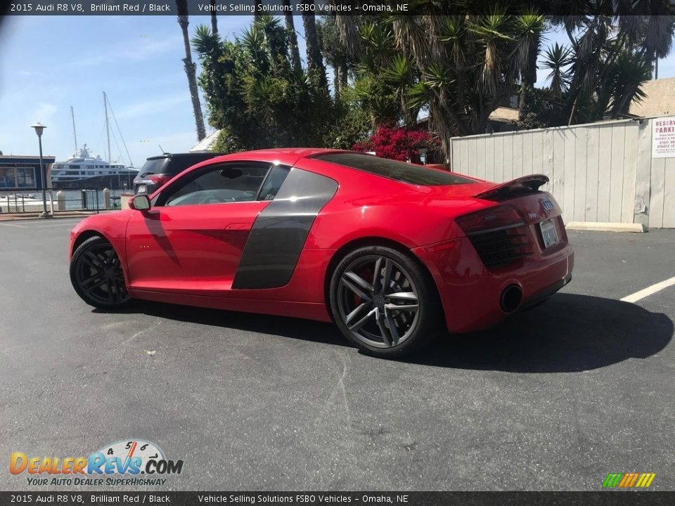 2015 Audi R8 V8 Brilliant Red / Black Photo #19