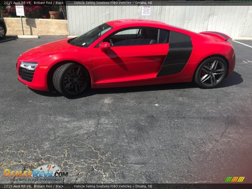 2015 Audi R8 V8 Brilliant Red / Black Photo #20