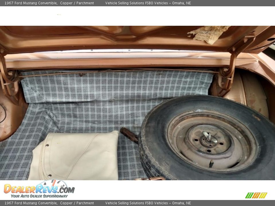 1967 Ford Mustang Convertible Copper / Parchment Photo #30