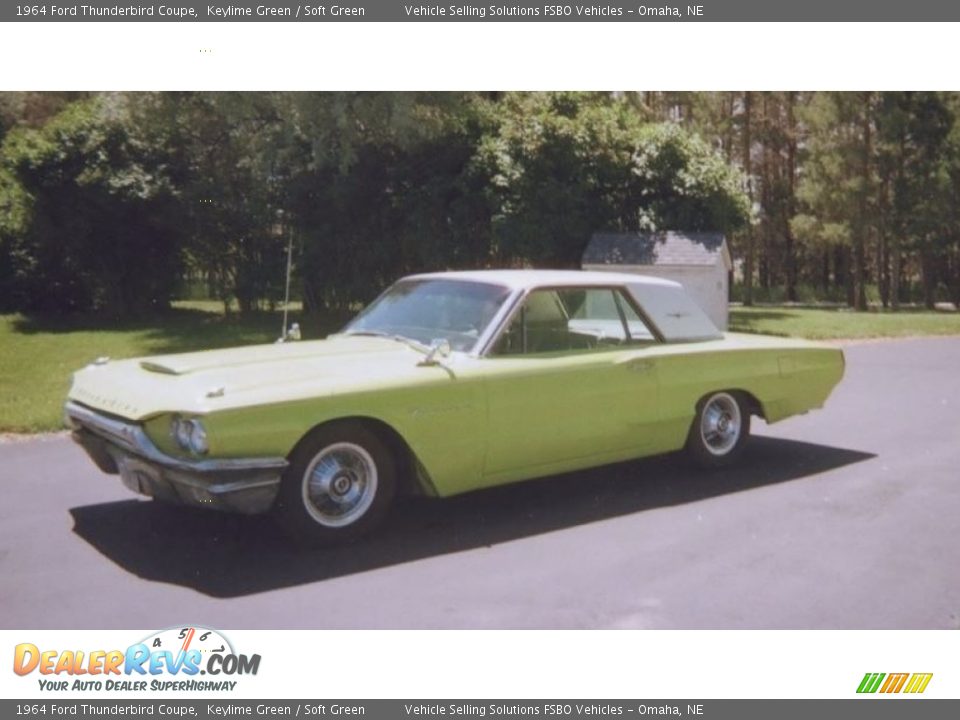 1964 Ford Thunderbird Coupe Keylime Green / Soft Green Photo #1