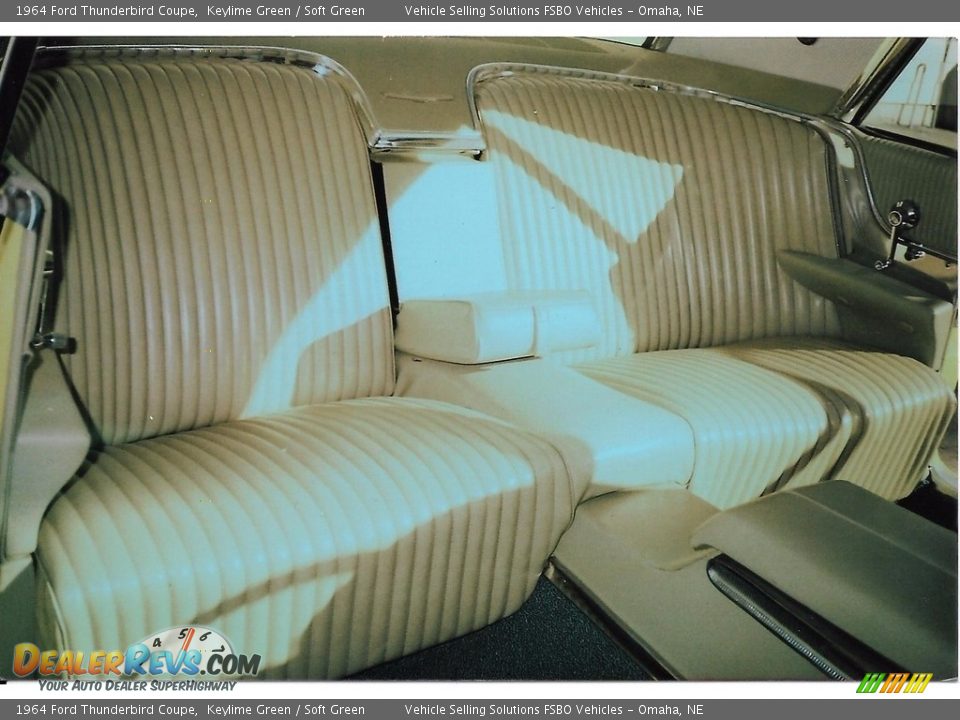 Rear Seat of 1964 Ford Thunderbird Coupe Photo #6