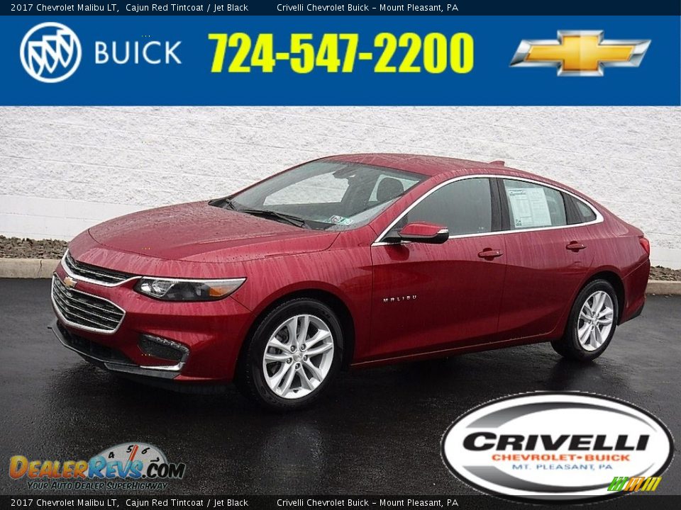 2017 Chevrolet Malibu LT Cajun Red Tintcoat / Jet Black Photo #1