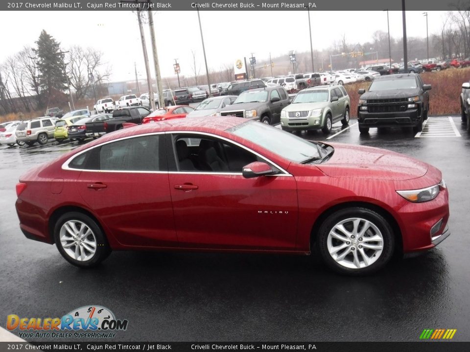 2017 Chevrolet Malibu LT Cajun Red Tintcoat / Jet Black Photo #6