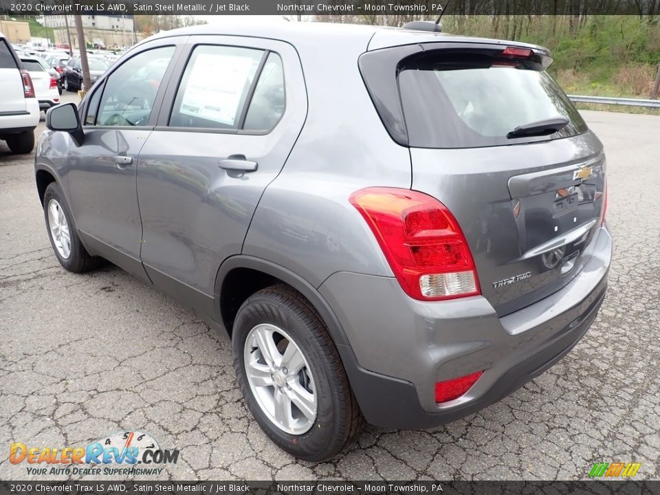 2020 Chevrolet Trax LS AWD Satin Steel Metallic / Jet Black Photo #4