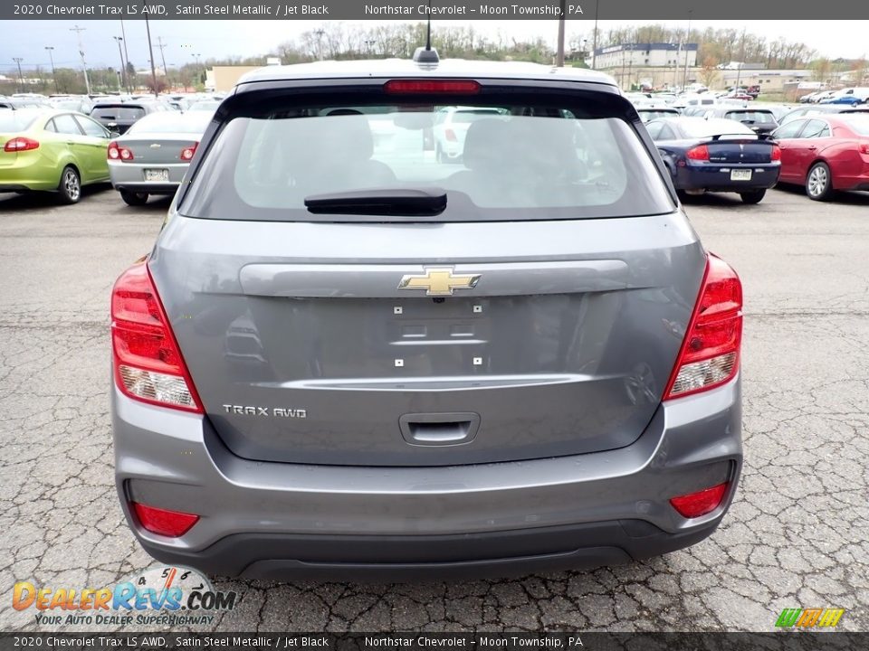 2020 Chevrolet Trax LS AWD Satin Steel Metallic / Jet Black Photo #5