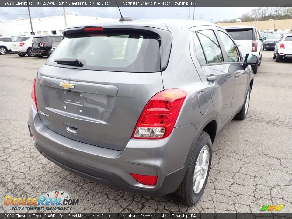 2020 Chevrolet Trax LS AWD Satin Steel Metallic / Jet Black Photo #6