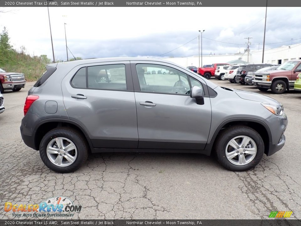 2020 Chevrolet Trax LS AWD Satin Steel Metallic / Jet Black Photo #7