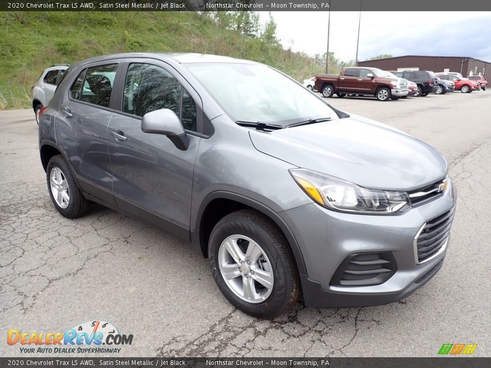 2020 Chevrolet Trax LS AWD Satin Steel Metallic / Jet Black Photo #8