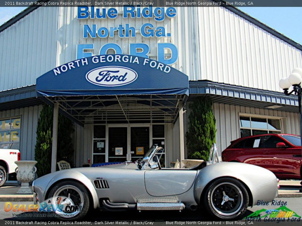 Dark Silver Metallic 2011 Backdraft Racing Cobra Replica Roadster Photo #6