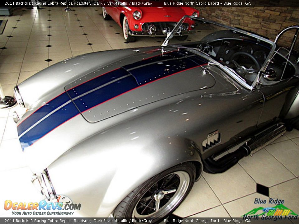 Dark Silver Metallic 2011 Backdraft Racing Cobra Replica Roadster Photo #7