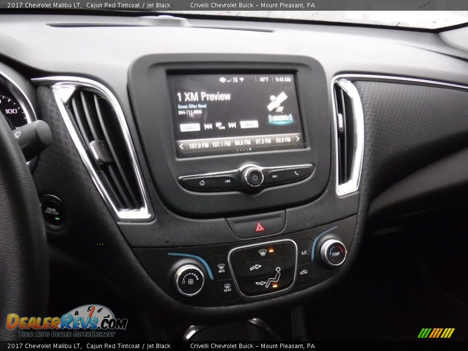 2017 Chevrolet Malibu LT Cajun Red Tintcoat / Jet Black Photo #17