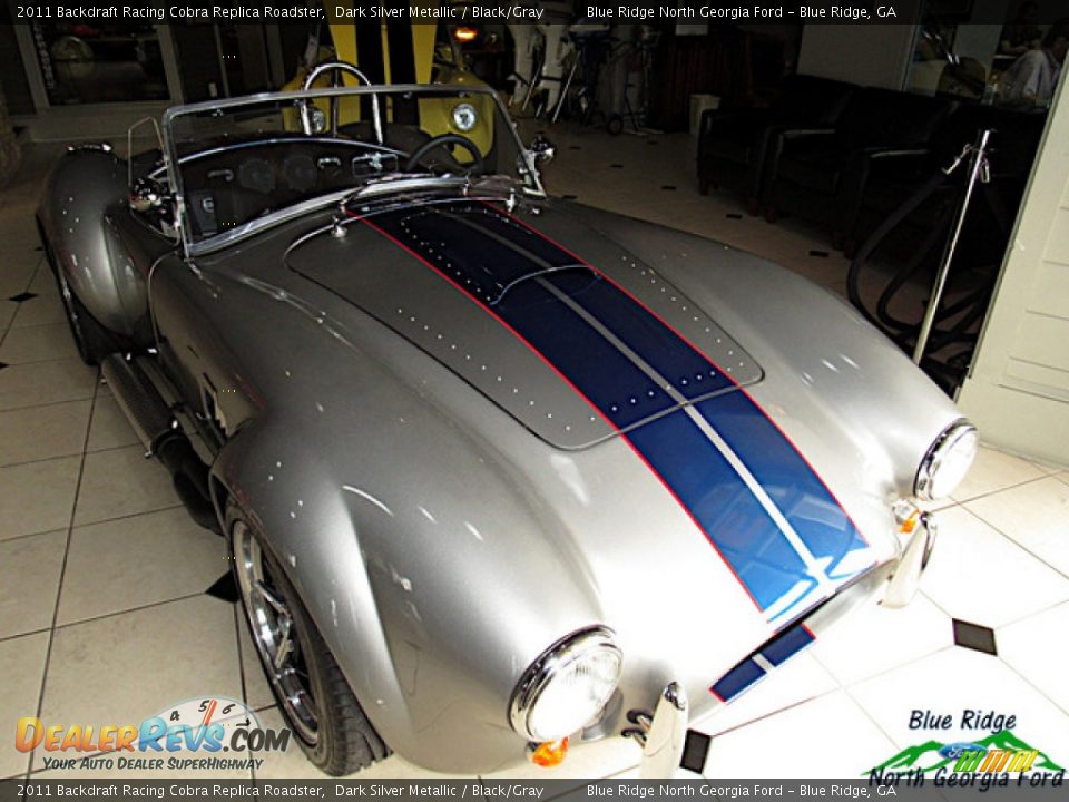 Dark Silver Metallic 2011 Backdraft Racing Cobra Replica Roadster Photo #8