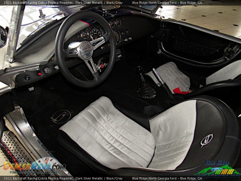 Black/Gray Interior - 2011 Backdraft Racing Cobra Replica Roadster Photo #10